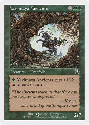 {C} Yavimaya Ancients (Horse Art) [Deckmasters][DKM 31B]
