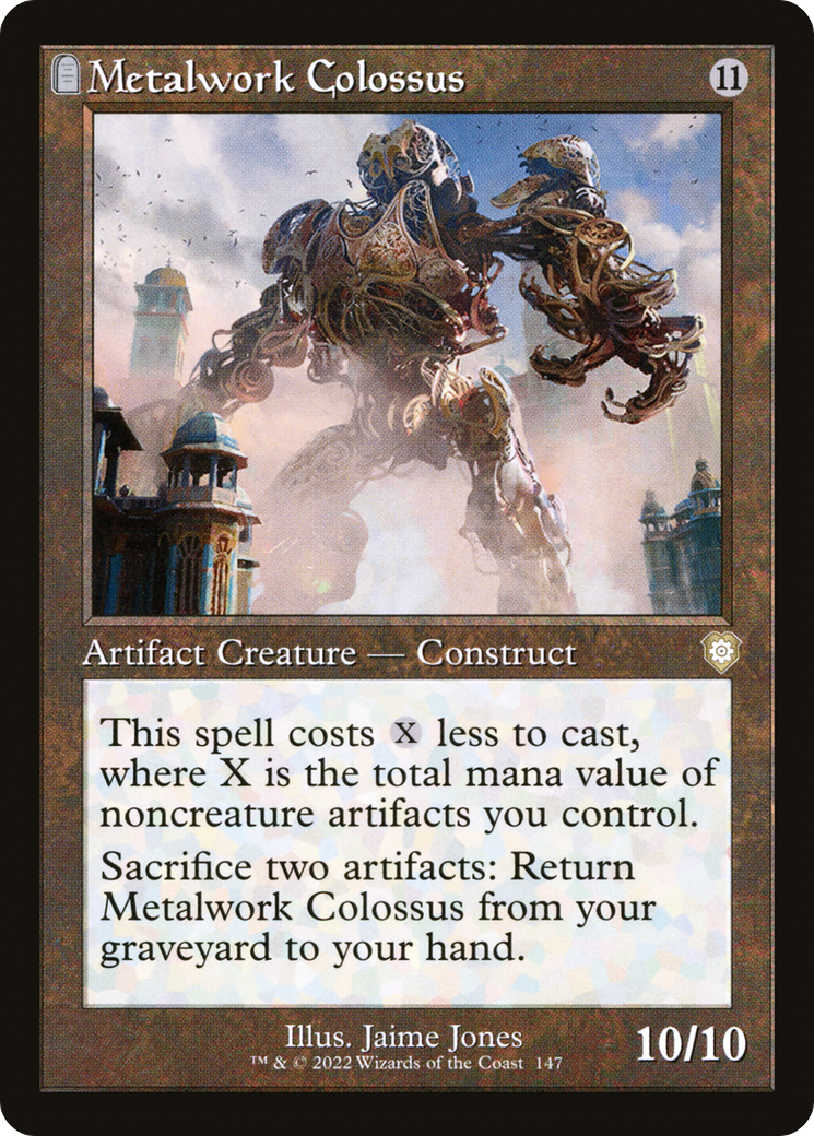 {R} Metalwork Colossus (Retro) [The Brothers' War Commander][BRC 147]