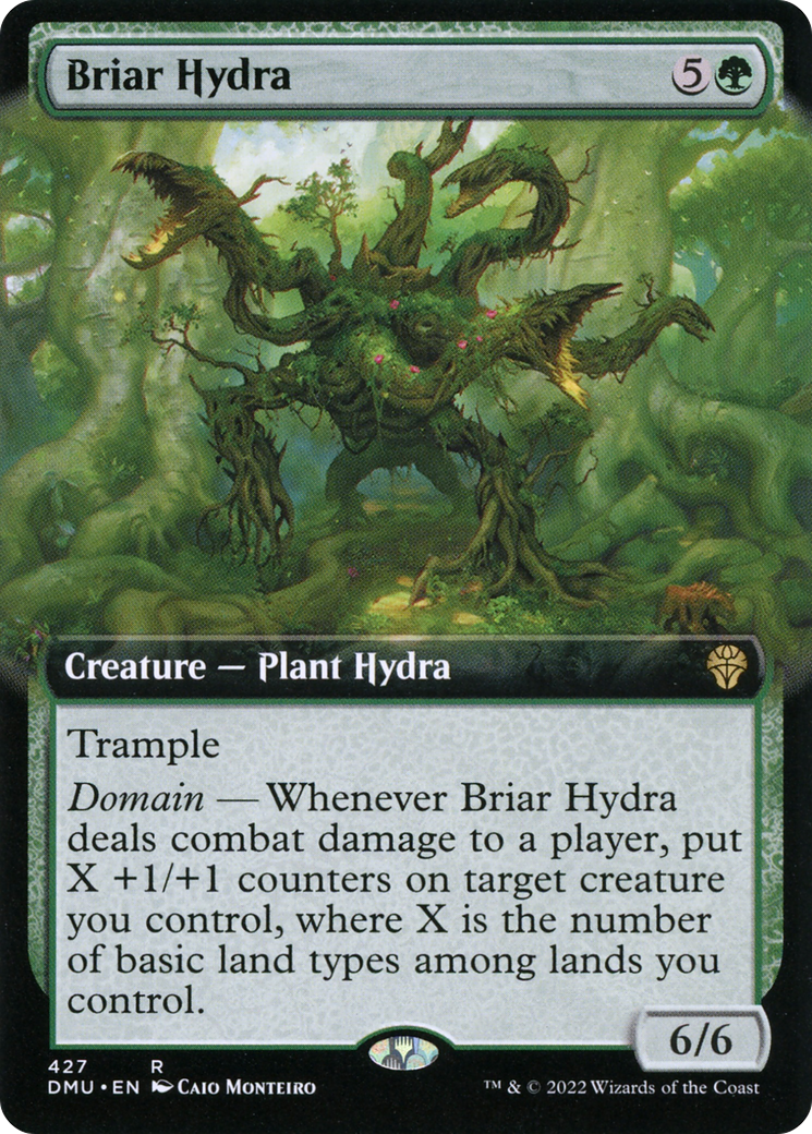 {R} Briar Hydra (Extended Art) [Dominaria United][DMU 427]