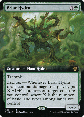 {R} Briar Hydra (Extended Art) [Dominaria United][DMU 427]