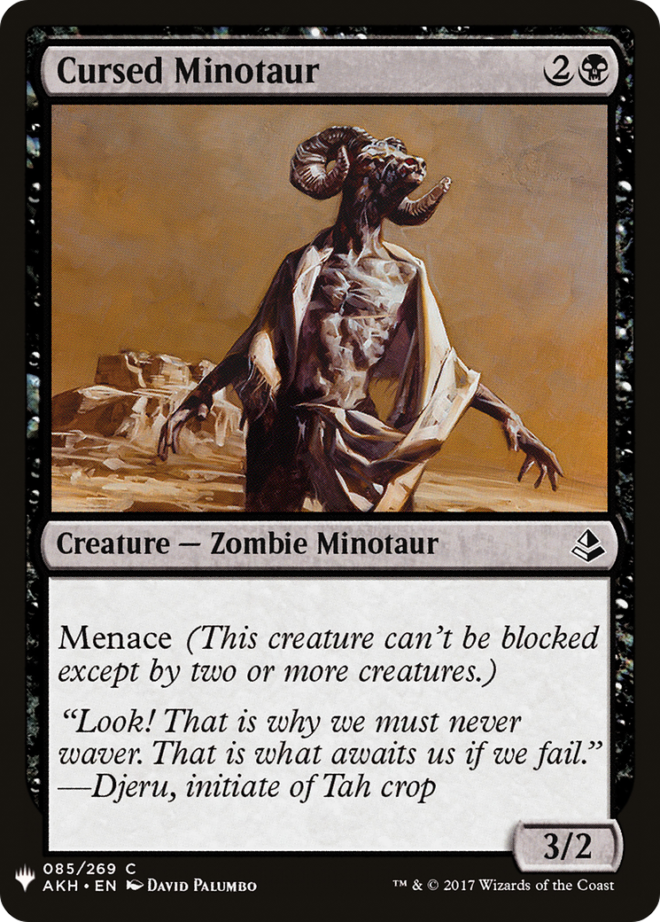 {C} Cursed Minotaur [Mystery Booster][LS AKH 085]