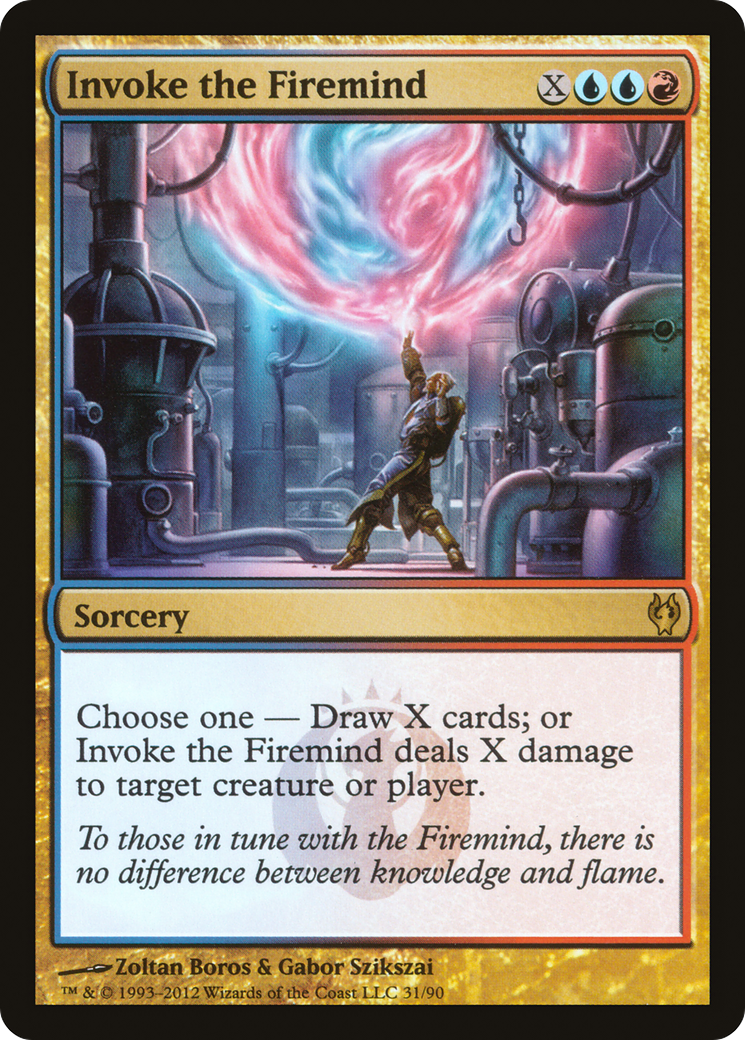 {R} Invoke the Firemind [Duel Decks: Izzet vs. Golgari][DDJ 031]