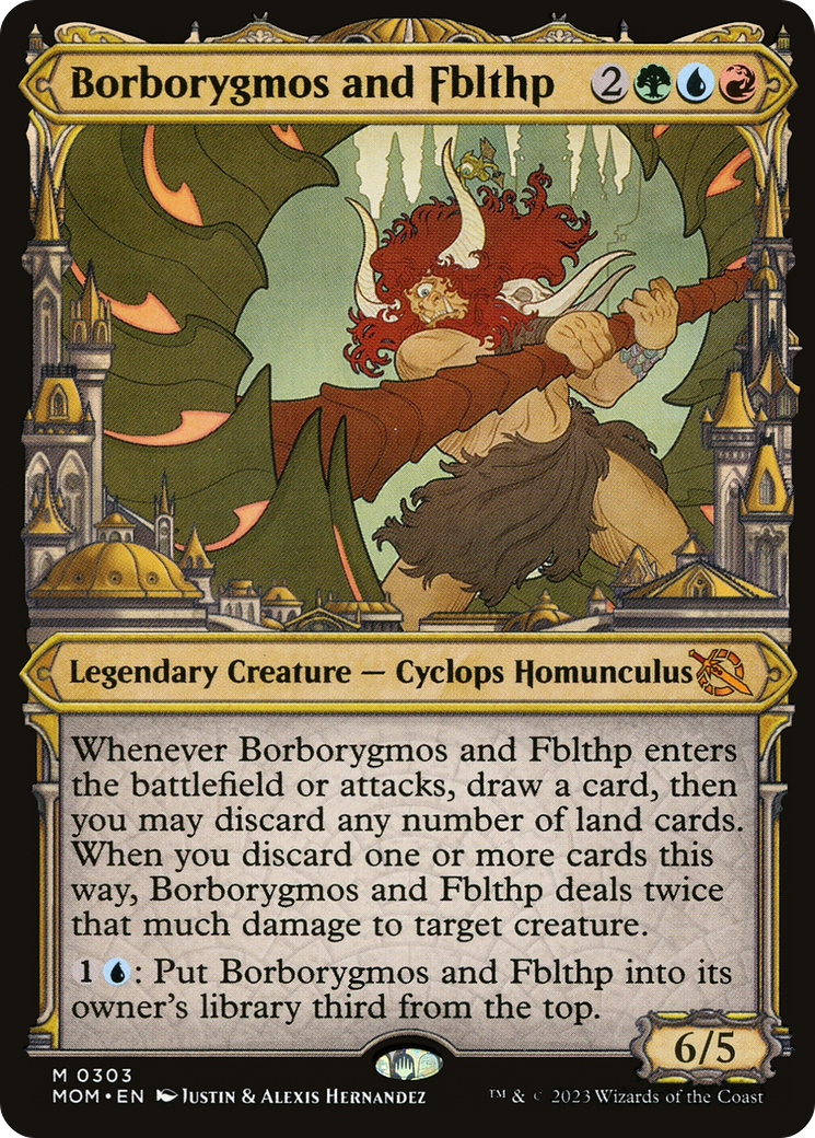 {R} Borborygmos and Fblthp (Multiverse Legends) [March of the Machine][MOM 303]