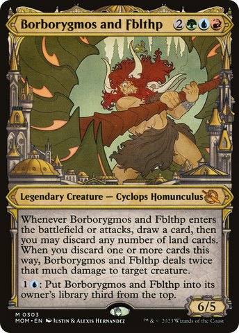 {R} Borborygmos and Fblthp (Multiverse Legends) [March of the Machine][MOM 303]