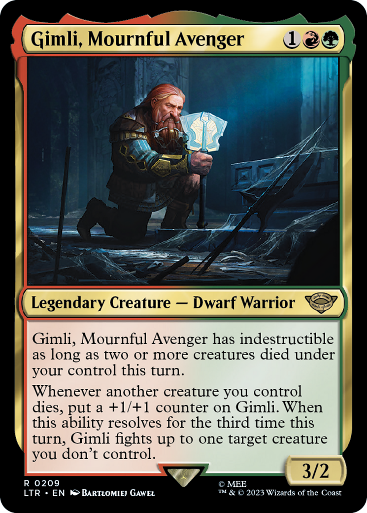 {R} Gimli, Mournful Avenger [The Lord of the Rings: Tales of Middle-Earth][LTR 209]
