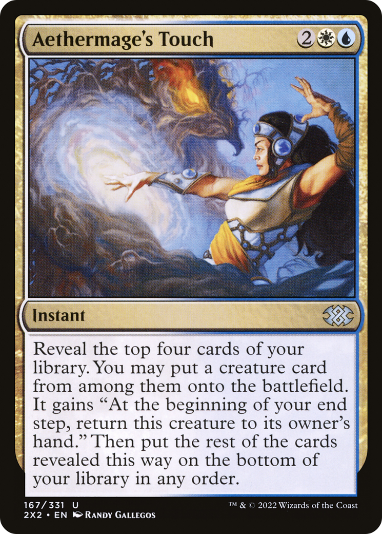 {C} Aethermage's Touch [Double Masters 2022][2X2 167]