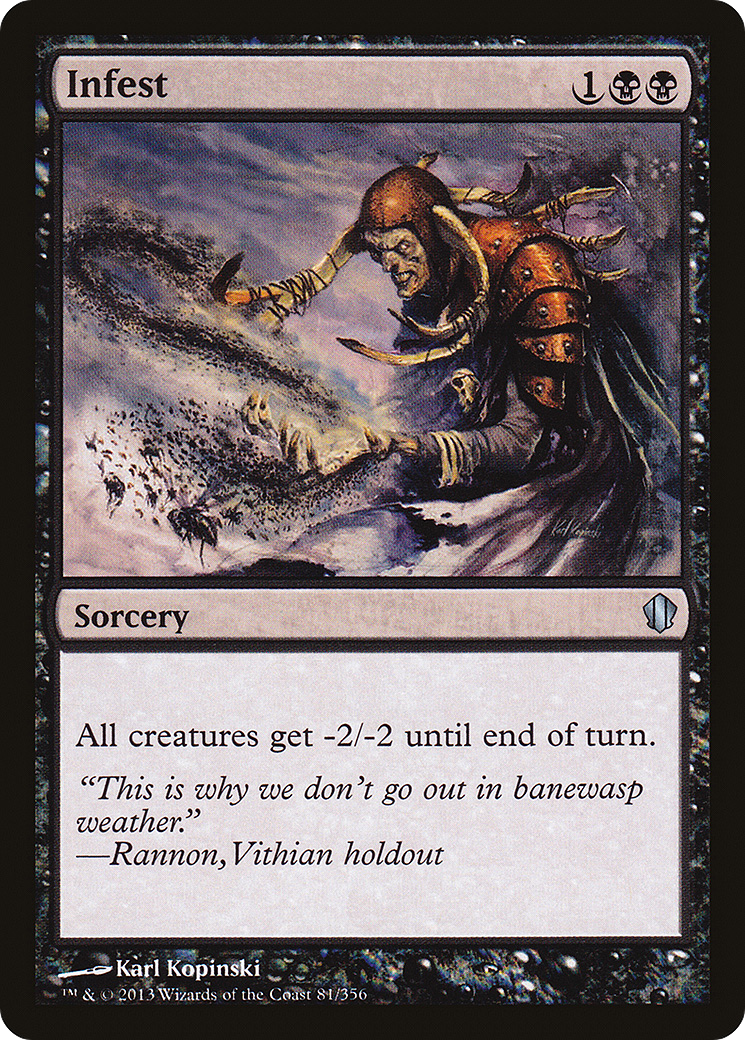 {C} Infest [Commander 2013][C13 081]