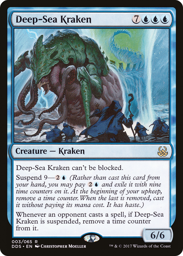 {R} Deep-Sea Kraken [Duel Decks: Mind vs. Might][DDS 003]