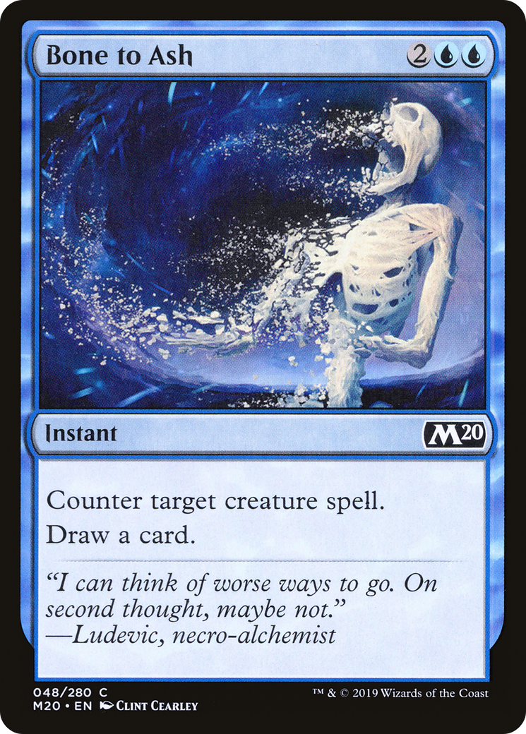 {C} Bone to Ash [Core Set 2020][M20 048]
