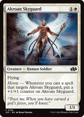 {C} Akroan Skyguard [Foundations Jumpstart][J25 159]