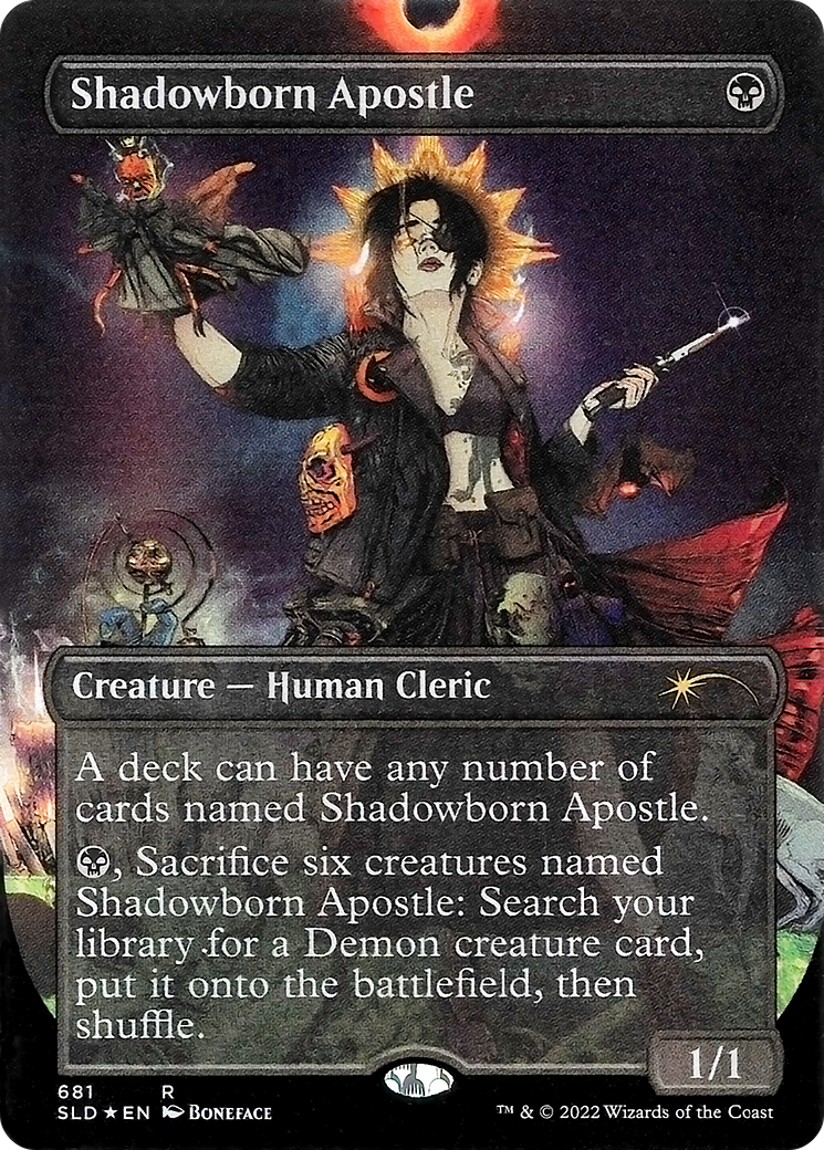 {R} Shadowborn Apostle (681) (Borderless) [Secret Lair Drop Promos][SLD 681]