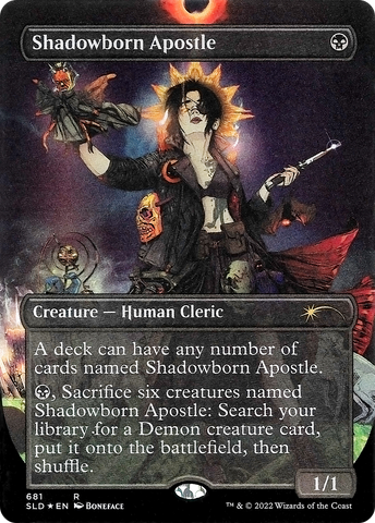 {R} Shadowborn Apostle (681) (Borderless) [Secret Lair Drop Promos][SLD 681]