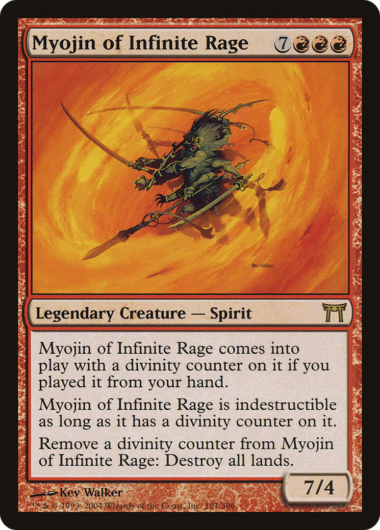 {R} Myojin of Infinite Rage [Champions of Kamigawa][CHK 181] - Misty Mountain Games