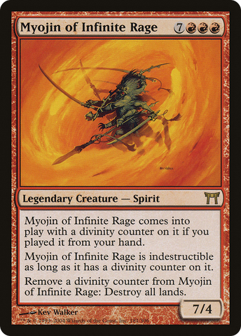 {R} Myojin of Infinite Rage [Champions of Kamigawa][CHK 181]