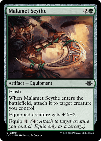 {@C} Malamet Scythe [The Lost Caverns of Ixalan][LCI 200]
