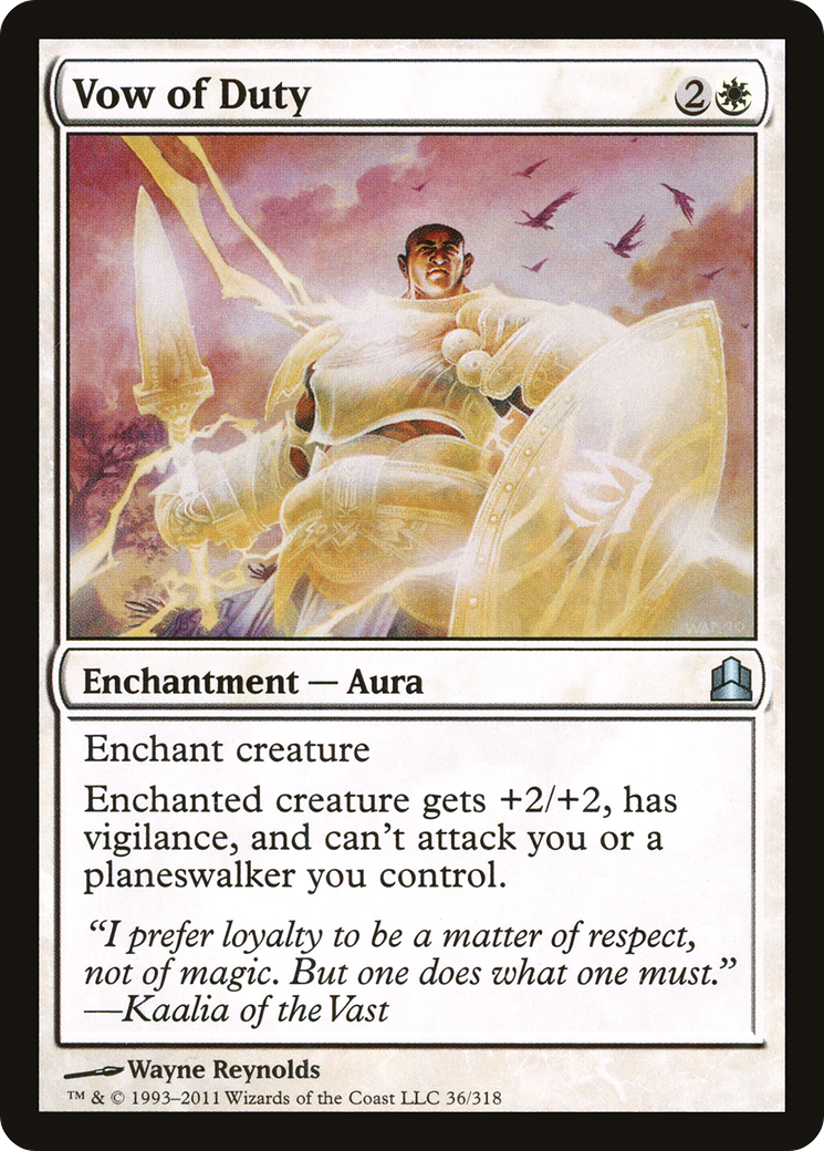 {C} Vow of Duty [Commander 2011][CMD 036]