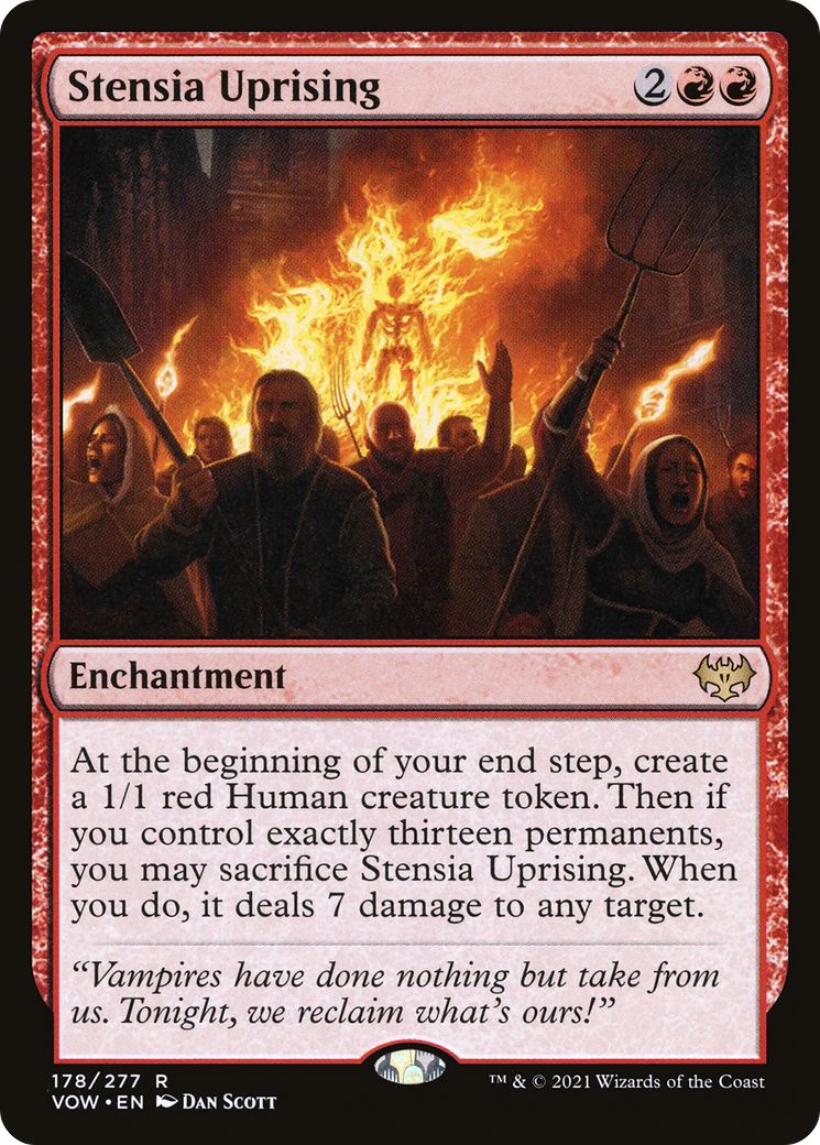 {R} Stensia Uprising [Innistrad: Crimson Vow][VOW 178]