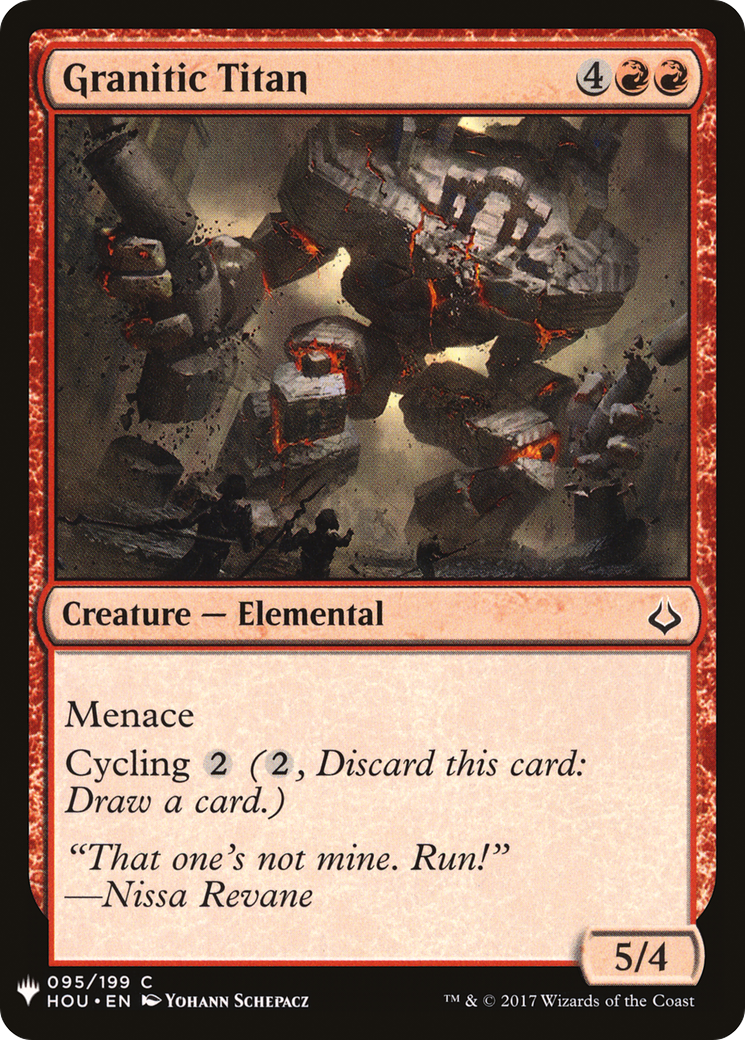 {C} Granitic Titan [Mystery Booster][LS HOU 095]