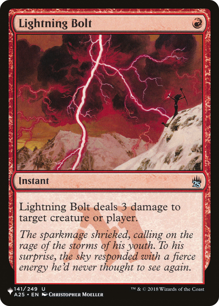 Lightning Bolt (A25) [LIST 141/249]