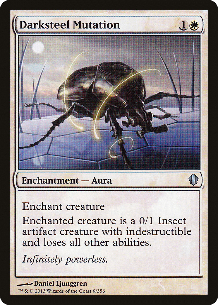 {C} Darksteel Mutation [Commander 2013][C13 009]