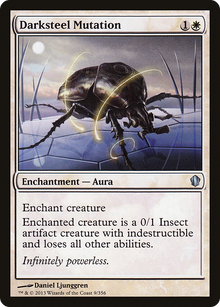 {C} Darksteel Mutation [Commander 2013][C13 009]