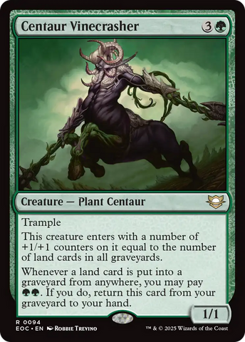 {@@ EOC R} Centaur Vinecrasher [Edge of Eternities Commander][EOC 094]