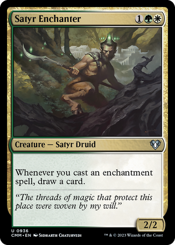 {C} Satyr Enchanter [Commander Masters][CMM 936]