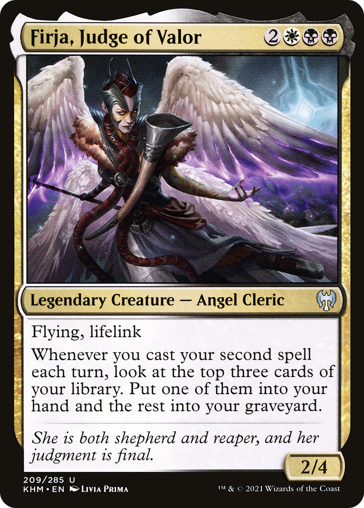 {C} Firja, Judge of Valor [Kaldheim][KHM 209]