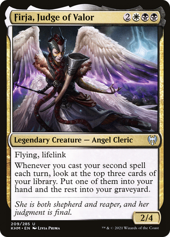 {C} Firja, Judge of Valor [Kaldheim][KHM 209]