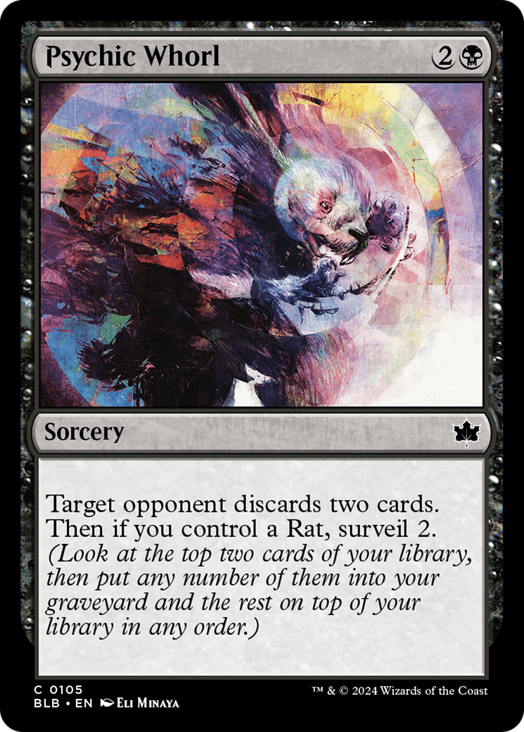 {@C} Psychic Whorl [Bloomburrow][BLB 105]