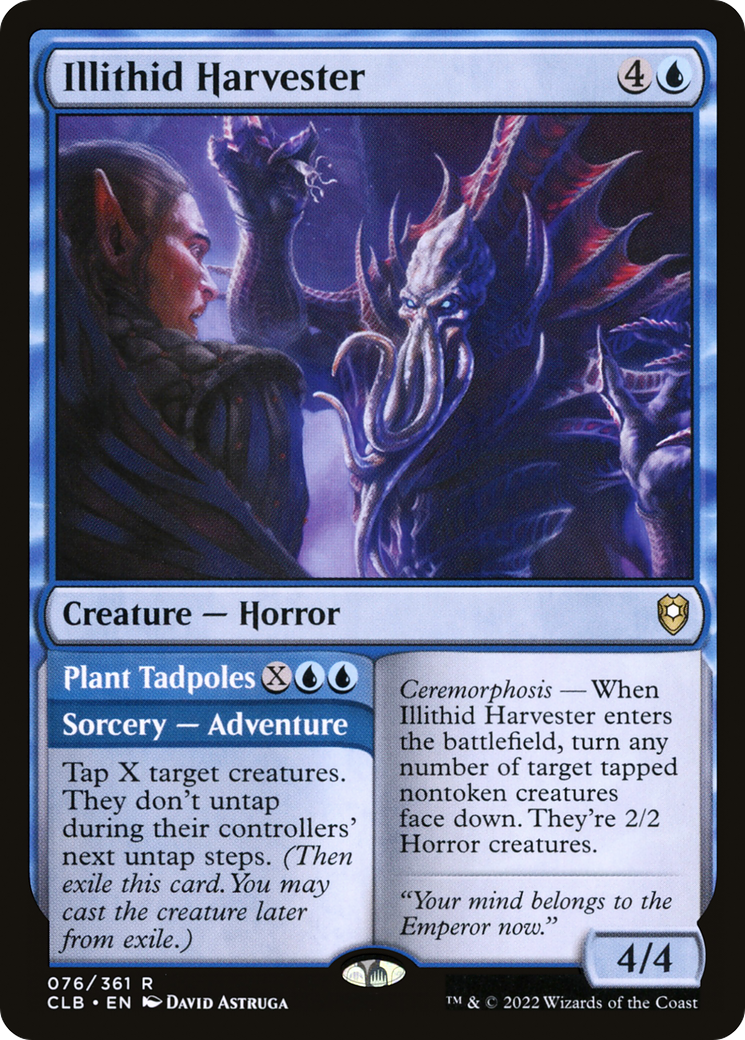 {R} Illithid Harvester // Plant Tadpoles [Commander Legends: Battle for Baldur's Gate][CLB 076]