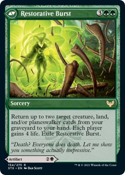 {R} Pestilent Cauldron // Restorative Burst [Strixhaven: School of Mages Prerelease Promos][PR STX 154]