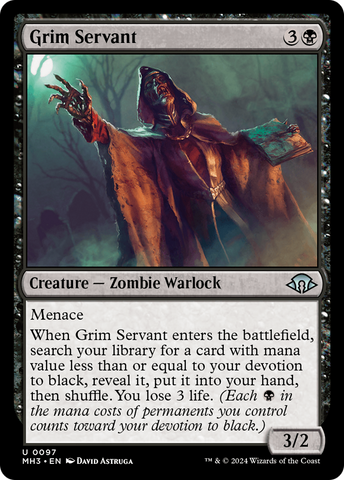 {C} Grim Servant [Modern Horizons 3][MH3 097]