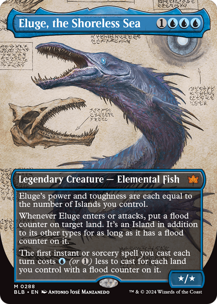 {@R} Eluge, the Shoreless Sea (Borderless) [Bloomburrow][BLB 288]