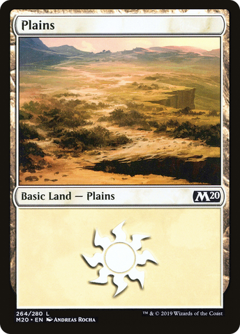 {B}[M20 264] Plains (264) [Core Set 2020]