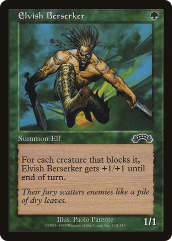 {C} Elvish Berserker [Exodus][EXO 110]