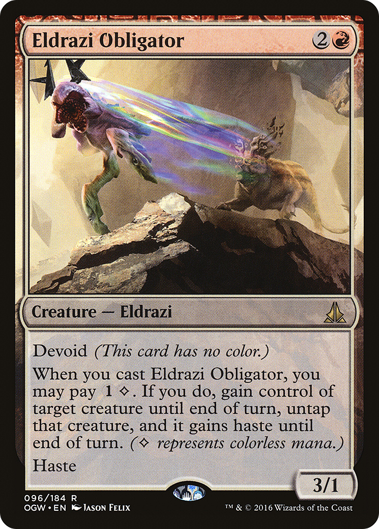 {R} Eldrazi Obligator [Oath of the Gatewatch][OGW 096]