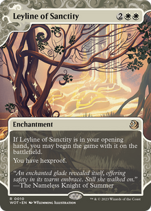 {R} Leyline of Sanctity [Wilds of Eldraine: Enchanting Tales][WOT 010]
