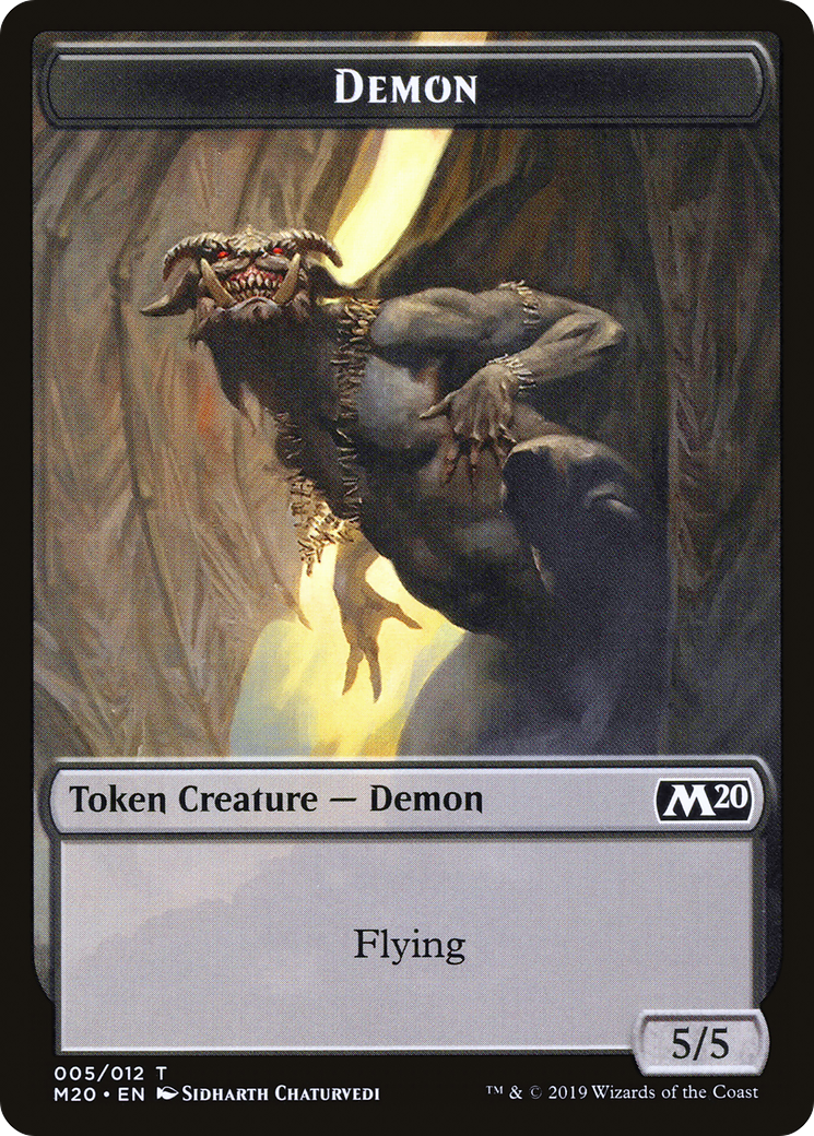 {T} Demon Token [Core Set 2020 Tokens][TM20 005]