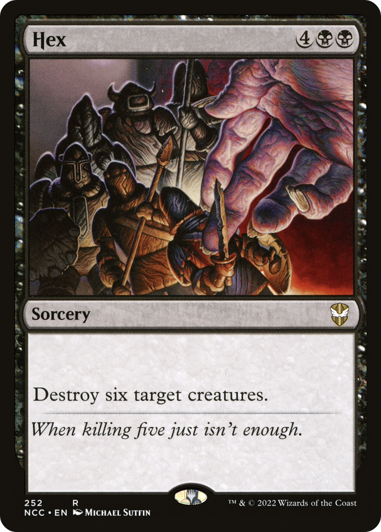 {R} Hex [Streets of New Capenna Commander][NCC 252]