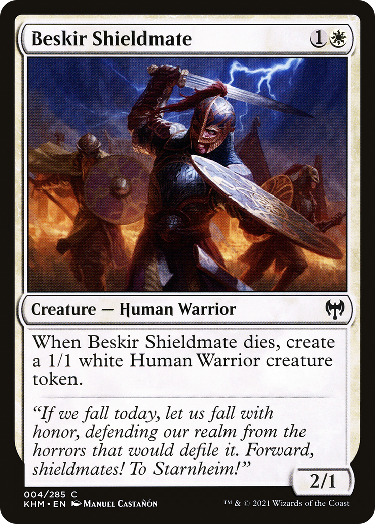 {C} Beskir Shieldmate [Kaldheim][KHM 004]
