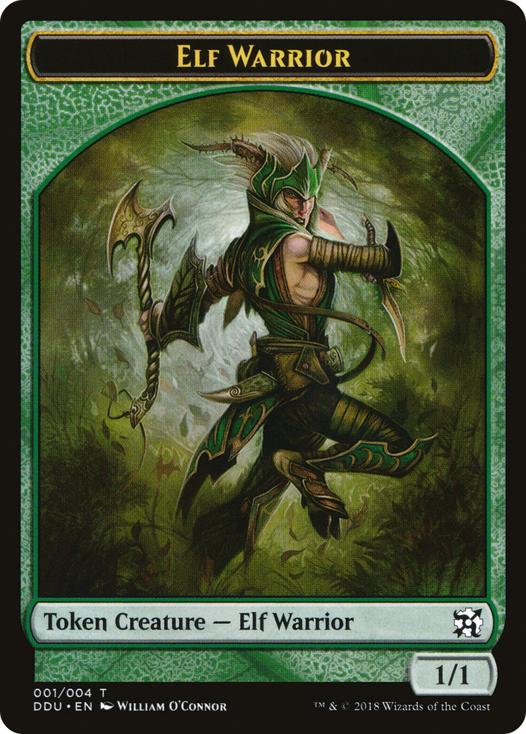 {T} Elf Warrior Token [Duel Decks: Elves vs. Inventors Tokens][TDDU 001]