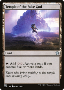 {C} Temple of the False God [Commander 2021][C21 326]