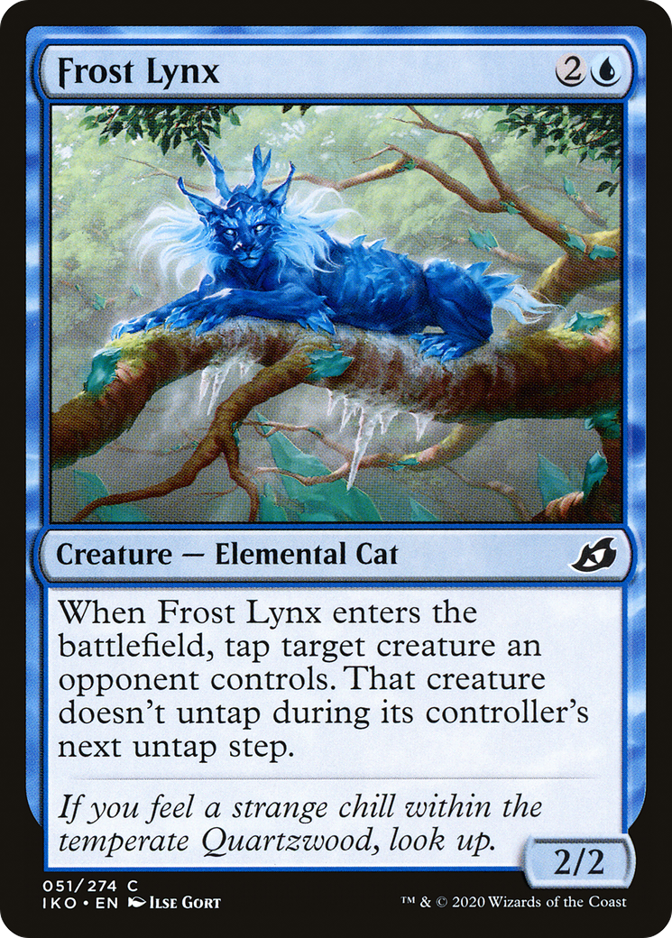 {C} Frost Lynx [Ikoria: Lair of Behemoths][IKO 051]