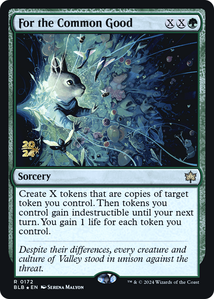 {@R} For the Common Good [Bloomburrow Prerelease Promos][PR BLB 172]