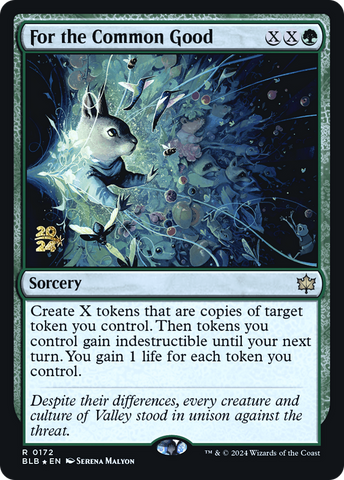 {@R} For the Common Good [Bloomburrow Prerelease Promos][PR BLB 172]