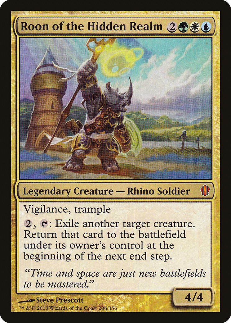 {R} Roon of the Hidden Realm [Commander 2013][C13 206]