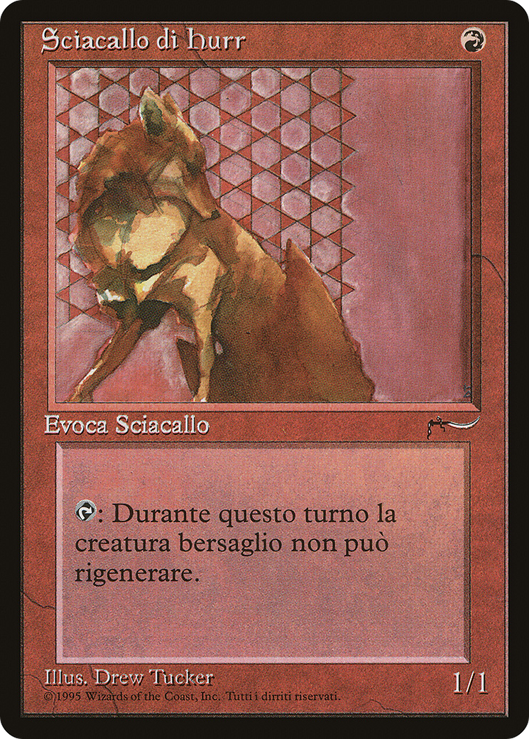 {C} Hurr Jackal (Italian) - "Sciacallo di hurr" [Rinascimento][RIN 081]