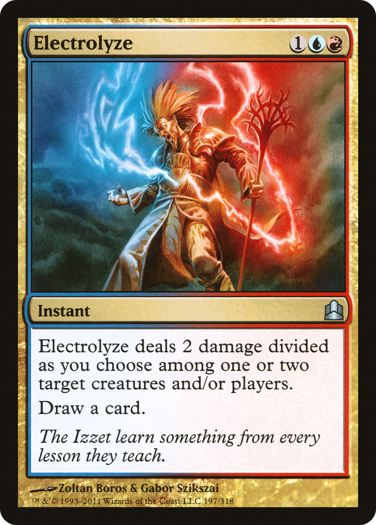 {C} Electrolyze [Commander 2011][CMD 197]