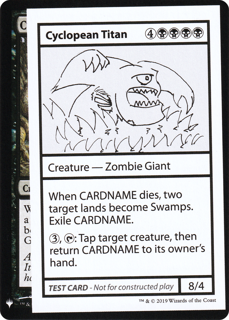 {R} Cyclopean Titan [Mystery Booster Playtest Cards][CON CMB1 040]